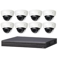 DKD888 Dahua 8CH CCTV Kit Installed - 8 x 8MP Dome IPC + NVR